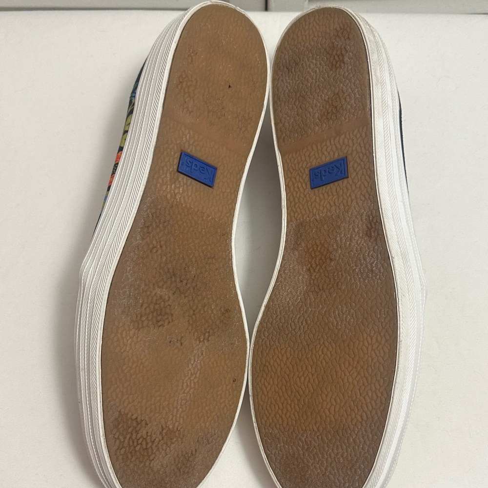 Keds Black Floral Slip-On Sneakers - Picture 3 of 6